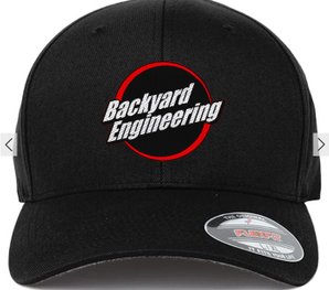 The Original Flexfit Backyard Engineering caps
